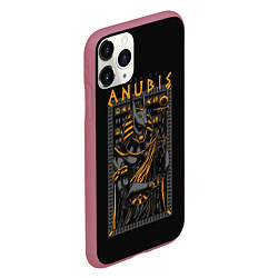 Чехол iPhone 11 Pro матовый Anubis, цвет: 3D-малиновый — фото 2