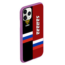 Чехол iPhone 11 Pro матовый Samara, Russia, цвет: 3D-фиолетовый — фото 2