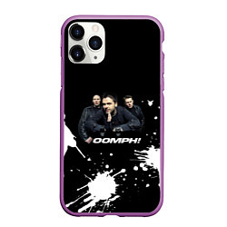 Чехол iPhone 11 Pro матовый Группа OOMPH!, цвет: 3D-фиолетовый
