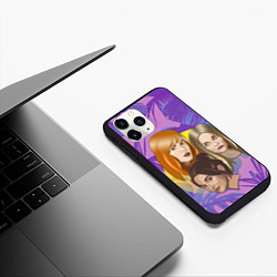 Чехол iPhone 11 Pro матовый Большая или маленькая ложь, цвет: 3D-черный — фото 2