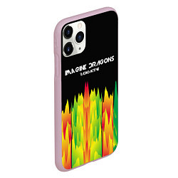 Чехол iPhone 11 Pro матовый Imagine Dragons: Radioactive, цвет: 3D-розовый — фото 2