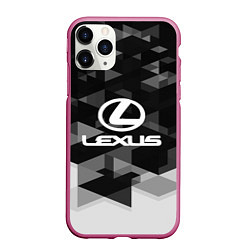 Чехол iPhone 11 Pro матовый Lexus sport geometry