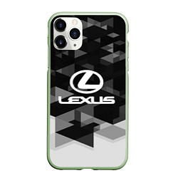 Чехол iPhone 11 Pro матовый Lexus sport geometry