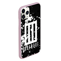 Чехол iPhone 11 Pro матовый Paramore: Black & White, цвет: 3D-розовый — фото 2