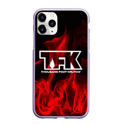 Чехол iPhone 11 Pro матовый Thousand Foot Krutch: Red Flame