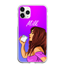 Чехол iPhone 11 Pro матовый Pop art, цвет: 3D-белый