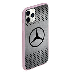Чехол iPhone 11 Pro матовый Mercedes-Benz: Hardened Steel, цвет: 3D-розовый — фото 2