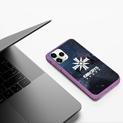 Чехол iPhone 11 Pro матовый Cult Far Cry 5, цвет: 3D-фиолетовый — фото 2