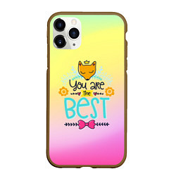Чехол iPhone 11 Pro матовый You are the best