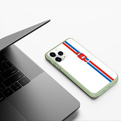 Чехол iPhone 11 Pro матовый Пермский край, цвет: 3D-салатовый — фото 2