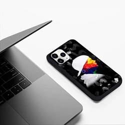 Чехол iPhone 11 Pro матовый Avicii: Stories, цвет: 3D-черный — фото 2