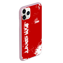 Чехол iPhone 11 Pro матовый Eat Sleep JDM: Red Style, цвет: 3D-розовый — фото 2