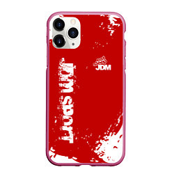 Чехол iPhone 11 Pro матовый Eat Sleep JDM: Red Style