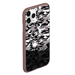 Чехол iPhone 11 Pro матовый Fighter PRO, цвет: 3D-коричневый — фото 2