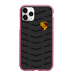 Чехол iPhone 11 Pro матовый Porsche: Grey Sport