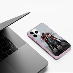 Чехол iPhone 11 Pro матовый Bloodborne: Hell Knight, цвет: 3D-розовый — фото 2