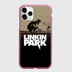 Чехол iPhone 11 Pro матовый Linkin Park: Meteora, цвет: 3D-малиновый