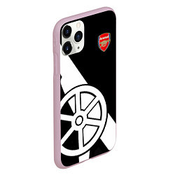 Чехол iPhone 11 Pro матовый FC Arsenal: Exclusive, цвет: 3D-розовый — фото 2