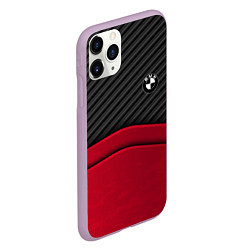 Чехол iPhone 11 Pro матовый BMW: Race Style, цвет: 3D-сиреневый — фото 2