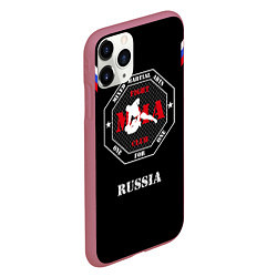 Чехол iPhone 11 Pro матовый MMA Russia, цвет: 3D-малиновый — фото 2