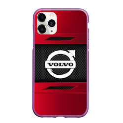 Чехол iPhone 11 Pro матовый Volvo Sport, цвет: 3D-фиолетовый