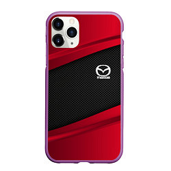 Чехол iPhone 11 Pro матовый Mazda: Red Sport, цвет: 3D-фиолетовый