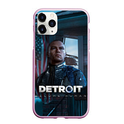 Чехол iPhone 11 Pro матовый Detroit: Markus, цвет: 3D-розовый