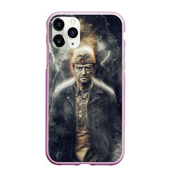 Чехол iPhone 11 Pro матовый Собибор, цвет: 3D-розовый
