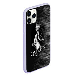 Чехол iPhone 11 Pro матовый Black Queen, цвет: 3D-светло-сиреневый — фото 2