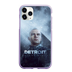 Чехол iPhone 11 Pro матовый Become Human, цвет: 3D-светло-сиреневый