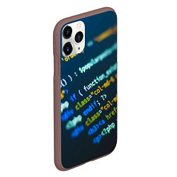 Чехол iPhone 11 Pro матовый Programming Collection, цвет: 3D-коричневый — фото 2