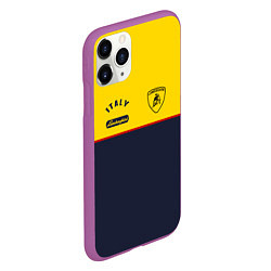 Чехол iPhone 11 Pro матовый Italy Lamborghini, цвет: 3D-фиолетовый — фото 2