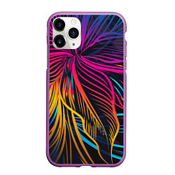 Чехол iPhone 11 Pro матовый Floral Design