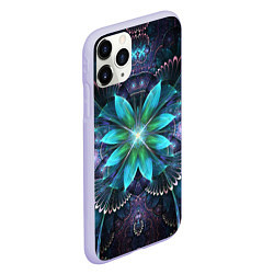 Чехол iPhone 11 Pro матовый Астральная мандала, цвет: 3D-светло-сиреневый — фото 2