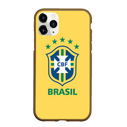 Чехол iPhone 11 Pro матовый Brazil Team