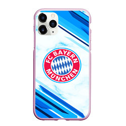 Чехол iPhone 11 Pro матовый Bayern Munchen, цвет: 3D-розовый