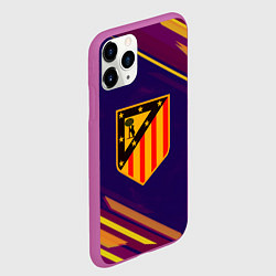 Чехол iPhone 11 Pro матовый Atletico Madrid, цвет: 3D-фиолетовый — фото 2