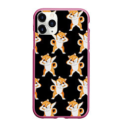 Чехол iPhone 11 Pro матовый Foxes Dab