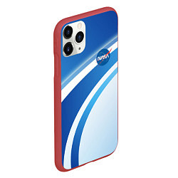 Чехол iPhone 11 Pro матовый NASA: Space Style, цвет: 3D-красный — фото 2