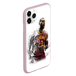 Чехол iPhone 11 Pro матовый Cleveland 23, цвет: 3D-розовый — фото 2