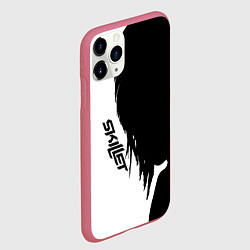 Чехол iPhone 11 Pro матовый Skillet Shadow, цвет: 3D-малиновый — фото 2