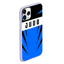 Чехол iPhone 11 Pro матовый Judo Fighter, цвет: 3D-светло-сиреневый — фото 2