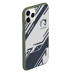 Чехол iPhone 11 Pro матовый Team Liquid: Grey E-Sport, цвет: 3D-темно-зеленый — фото 2