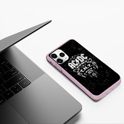 Чехол iPhone 11 Pro матовый AC/DC: Run For Your Life, цвет: 3D-розовый — фото 2