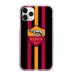 Чехол iPhone 11 Pro матовый FC Roma 1927, цвет: 3D-розовый