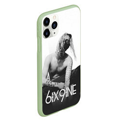Чехол iPhone 11 Pro матовый 6IX9INE, цвет: 3D-салатовый — фото 2