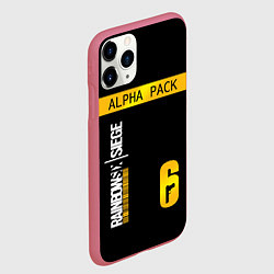 Чехол iPhone 11 Pro матовый Rainbow Six Siege: Alpha Pack, цвет: 3D-малиновый — фото 2