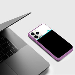 Чехол iPhone 11 Pro матовый Detroit: RK900, цвет: 3D-фиолетовый — фото 2
