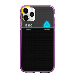 Чехол iPhone 11 Pro матовый JB300 Android, цвет: 3D-фиолетовый