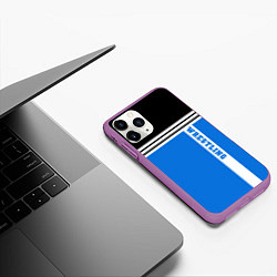 Чехол iPhone 11 Pro матовый Wrestling: Sport Line, цвет: 3D-фиолетовый — фото 2